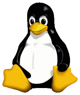 Tux, as originally drawn as raster image by Larry Ewing in 1996.