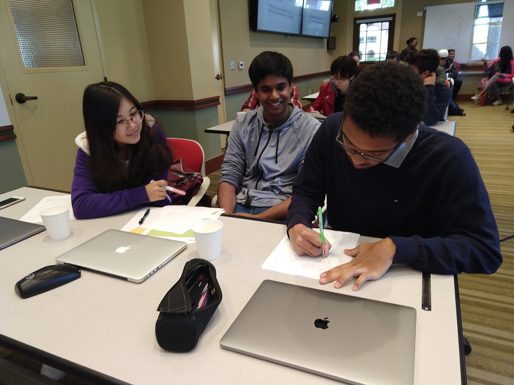 Graduate students using the “flipped classroom” format in the Foundations of Software Engineering class (FSE)